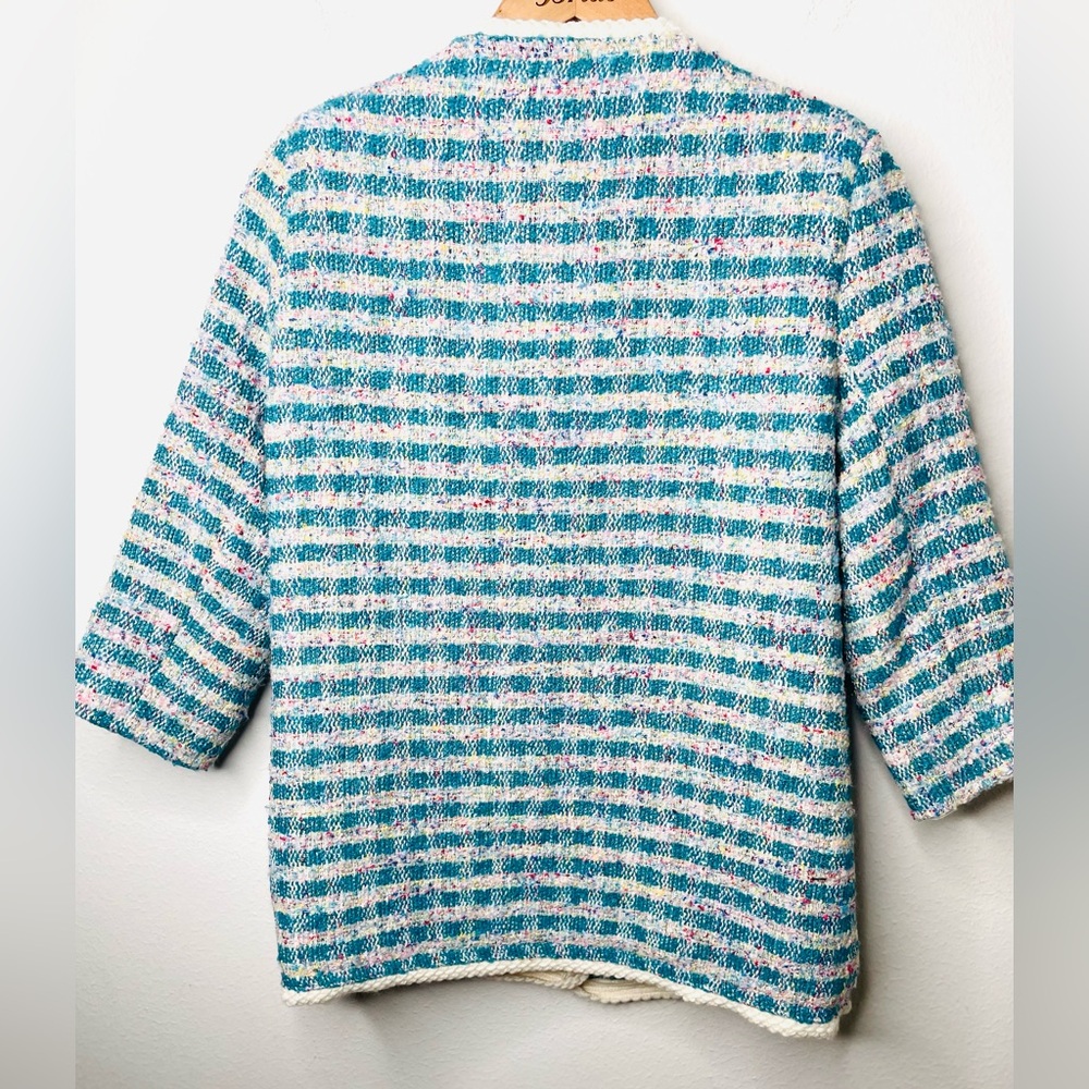 Sister Jane DREAM Novelty Tweed Jacket blue size XS - Picture 4 of 5